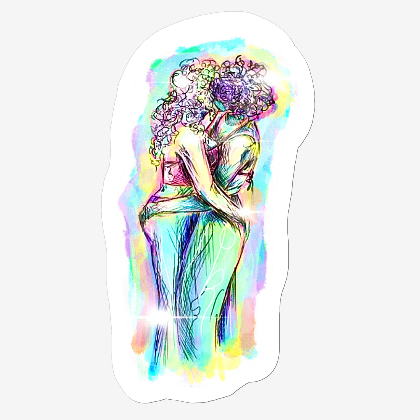 Sticker: 2 Girls Dancing