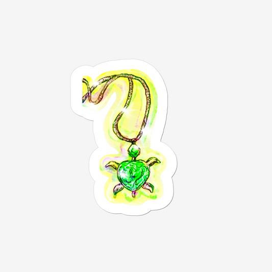 Sticker: Turtle Necklace