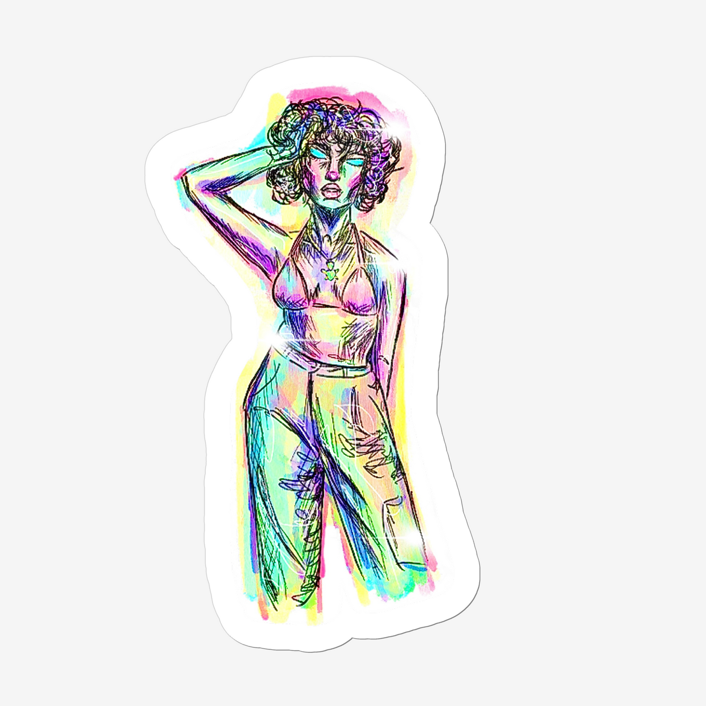 Sticker: Girl 2
