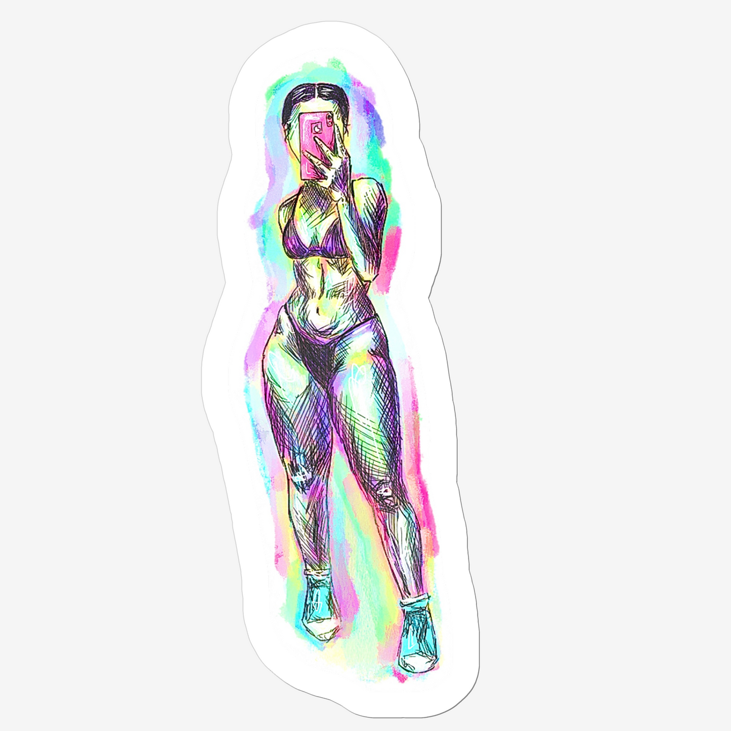 Sticker: Girl in Bikini