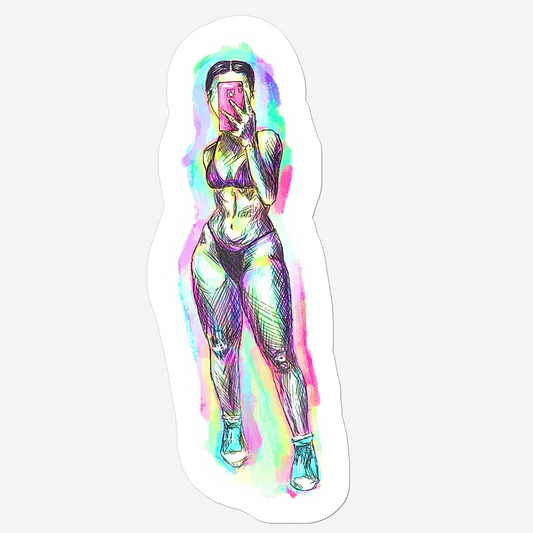 Sticker: Girl in Bikini